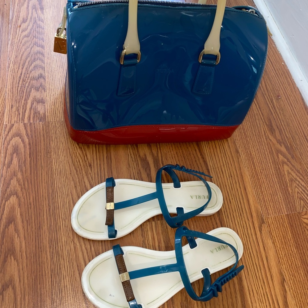 Furla bag and sandal set